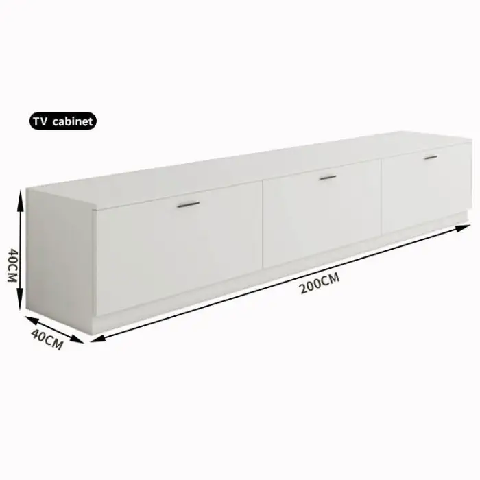 Living Room Furniture Can Be Freely Combined and Matched, with a Coffee Table and TV Cabinet Customized According to Size