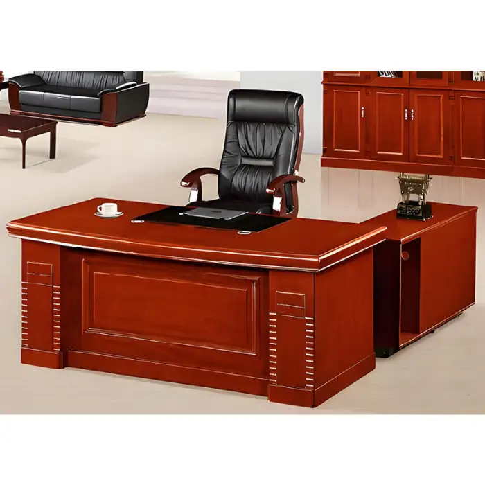 Office Workstation Modern Work Ceo Executive Furniture Computer Luxury Desks for Room Table and Chair Set Design