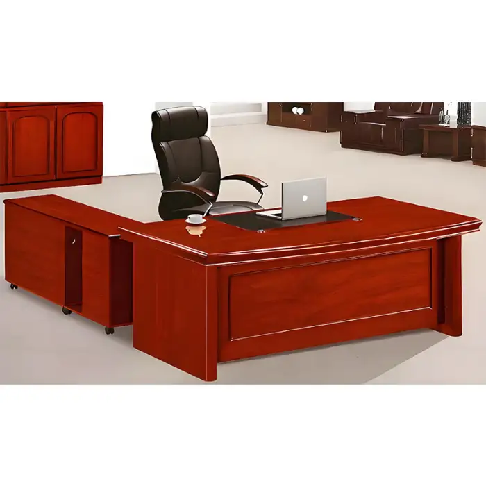 Office Workstation Modern Work Ceo Executive Furniture Computer Luxury Desks for Room Table and Chair Set Design