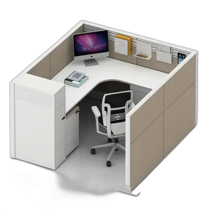 Modern Office Furniture Customized Executive Workstation Cubicle 4 People Free Combination Commercial Furniture