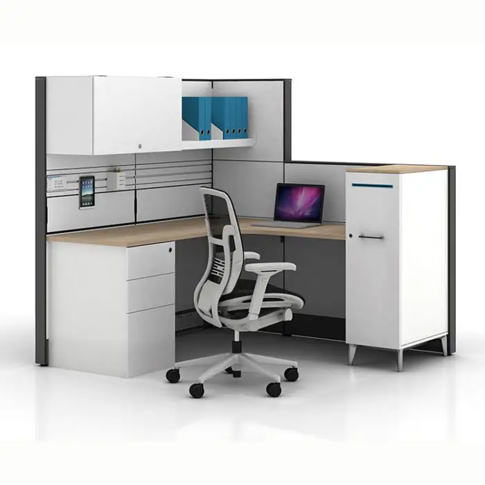 Modern Office Furniture Customized Executive Workstation Cubicle 4 People Free Combination Commercial Furniture