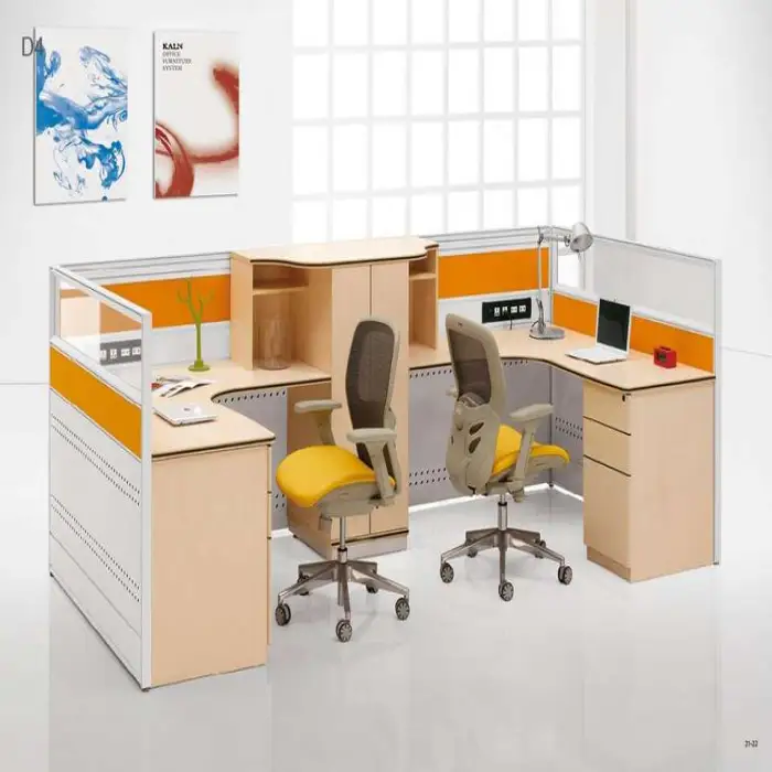 Modern Office Furniture Customized Executive Workstation Cubicle 4 People Free Combination Commercial Furniture