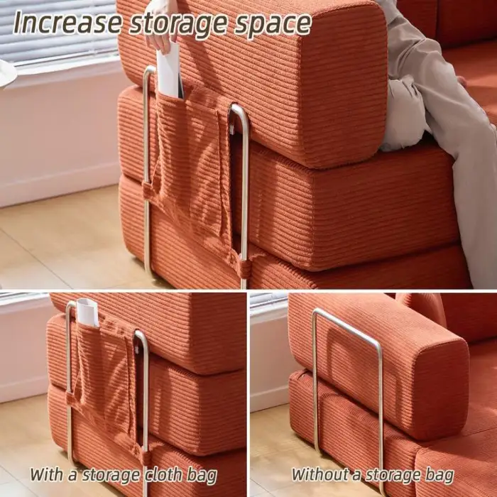 Luxury High Density Compression Modern Fabric Living Room Vacuum Packed Compressed Modular Sofa Bed Couch Set Home Furniture