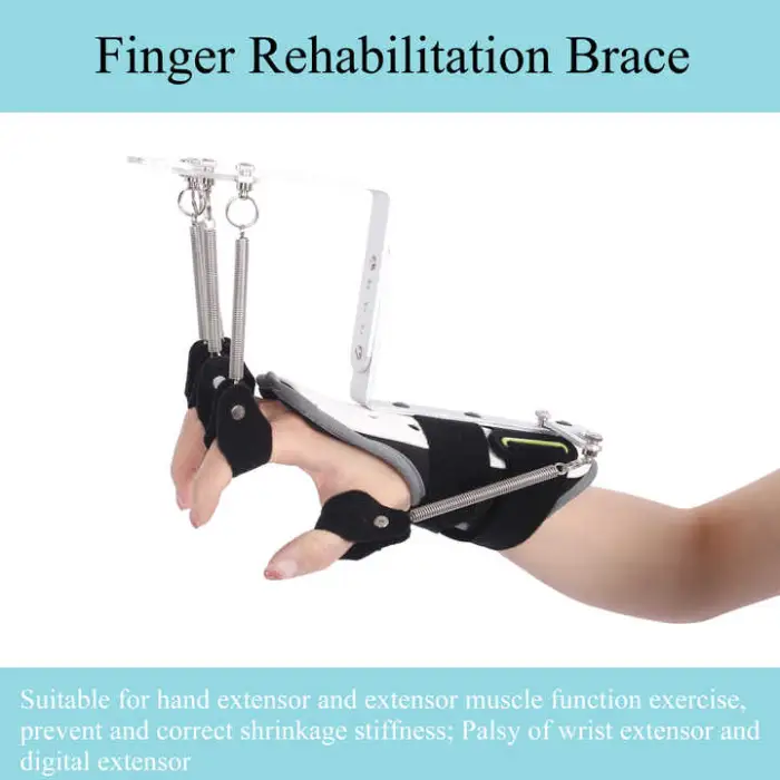 Five-Finger Rehabilitation Training Equipment Stroke Hemiplegia Finger Splitter Wrist Fixator Hand Correction-Stroke Recovery