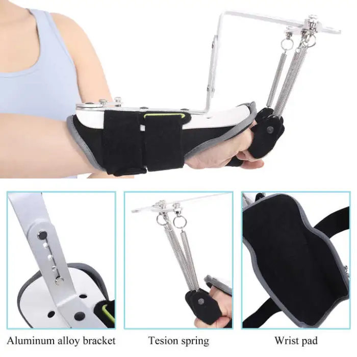 Five-Finger Rehabilitation Training Equipment Stroke Hemiplegia Finger Splitter Wrist Fixator Hand Correction-Stroke Recovery