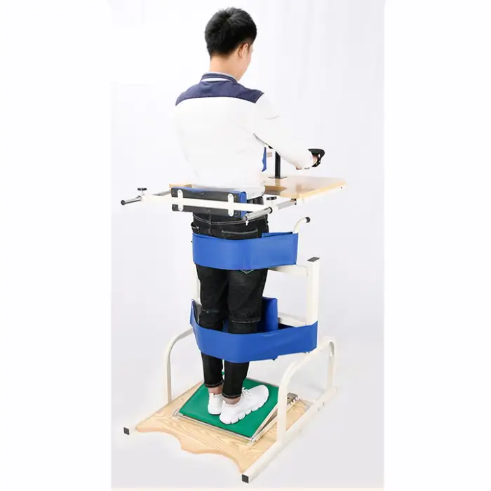 Rehabilitation Treatment Height Adjustable Lower Limb Exercise Device for Disabled People