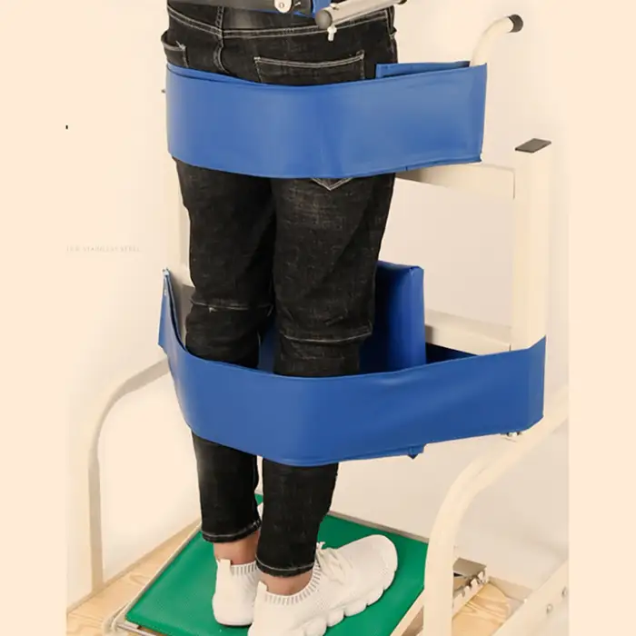 Rehabilitation Treatment Height Adjustable Lower Limb Exercise Device for Disabled People