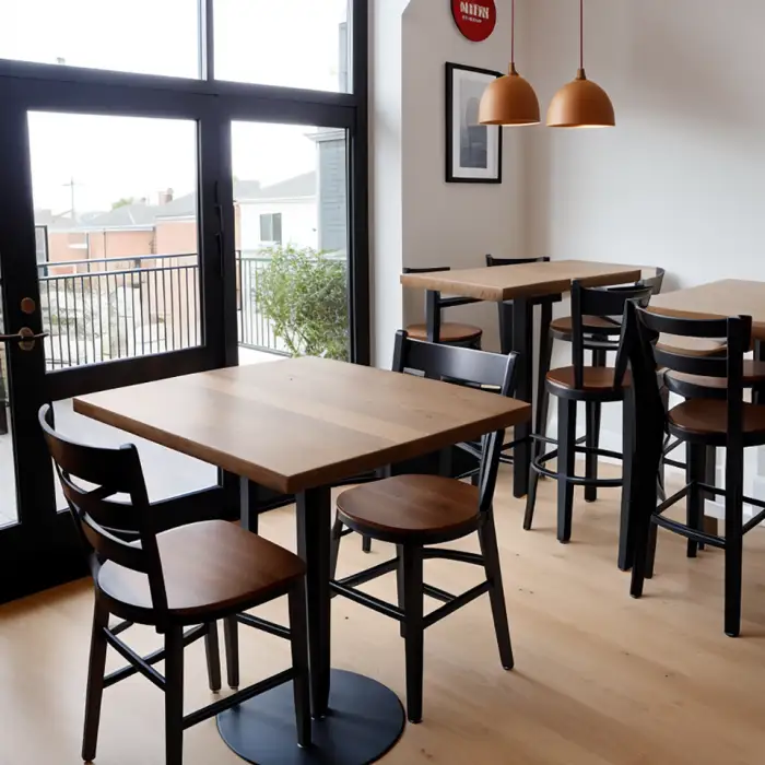 Full Set Modern   Restaurant Table Chairs