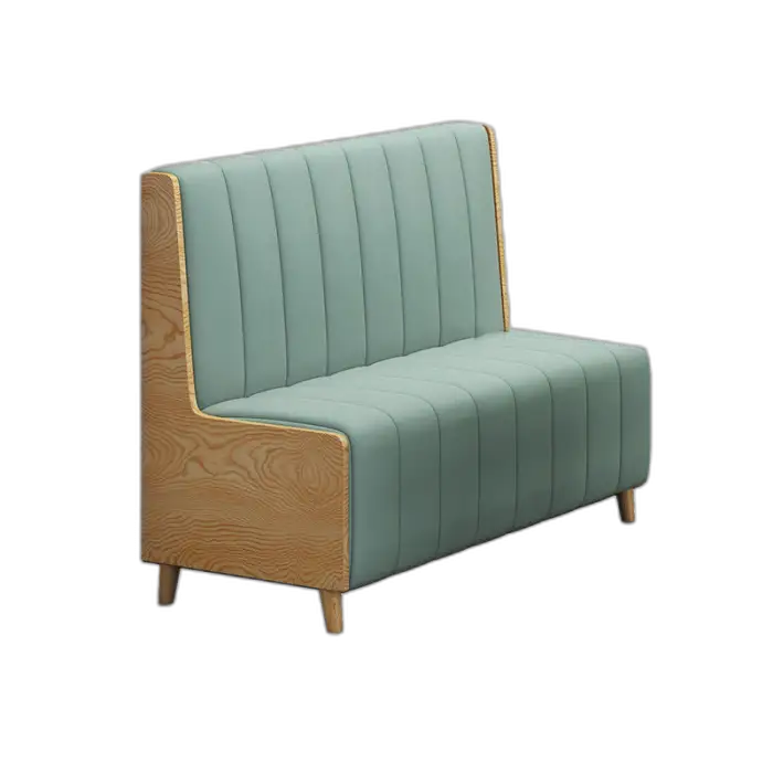 2021 Modern Restaurant Furniture Wooden Restaurant Sofa Booth