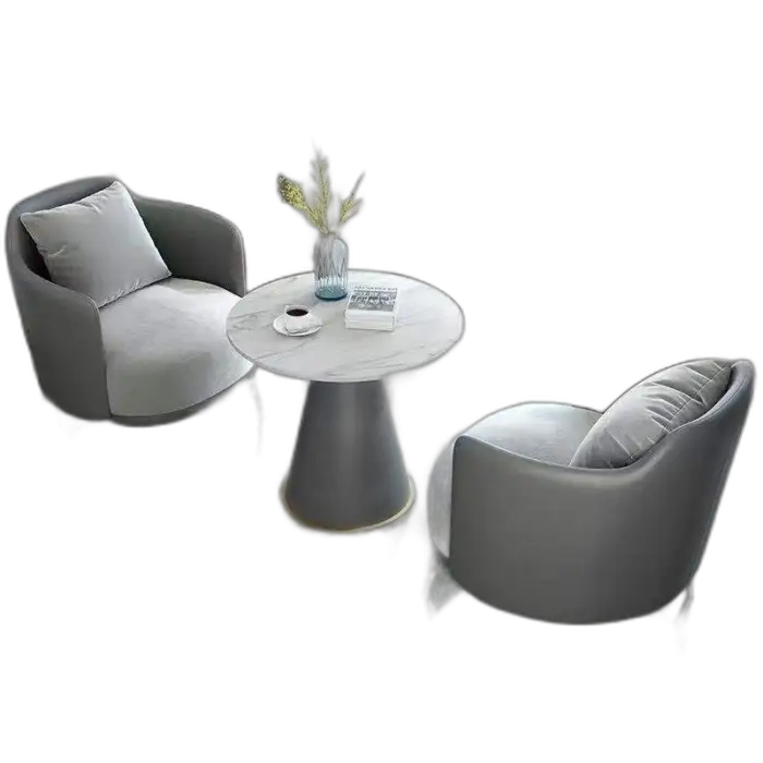 Business Reception Sofa and Light Luxury Hotel Lobby Rest Area Negotiation Chair for Restaurants