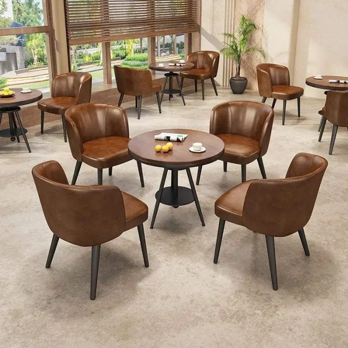 Café/western Restaurant Table-chair Sets, Commercial Furniture for Dessert/milk Tea Shops, Teahouses, Music Diners & Pubs