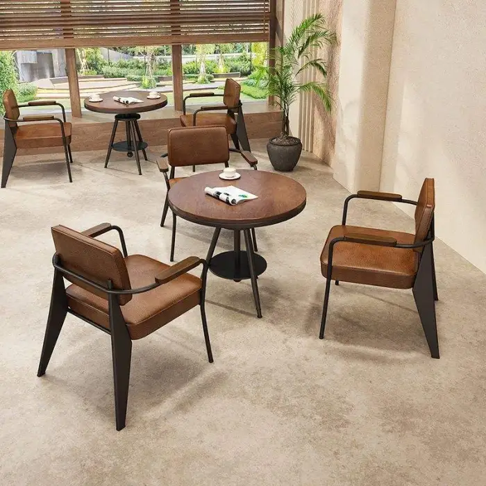 Café/western Restaurant Table-chair Sets, Commercial Furniture for Dessert/milk Tea Shops, Teahouses, Music Diners & Pubs