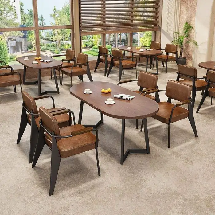 Café/western Restaurant Table-chair Sets, Commercial Furniture for Dessert/milk Tea Shops, Teahouses, Music Diners & Pubs