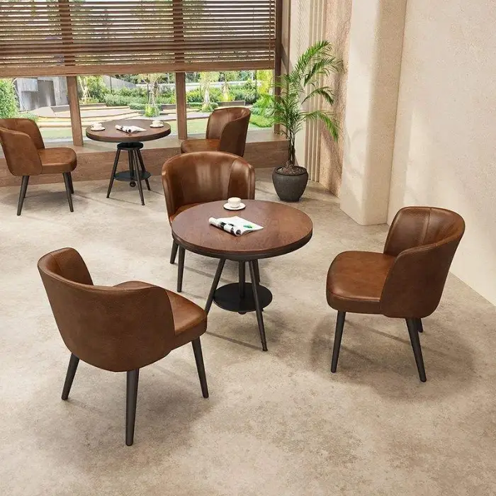 Café/western Restaurant Table-chair Sets, Commercial Furniture for Dessert/milk Tea Shops, Teahouses, Music Diners & Pubs