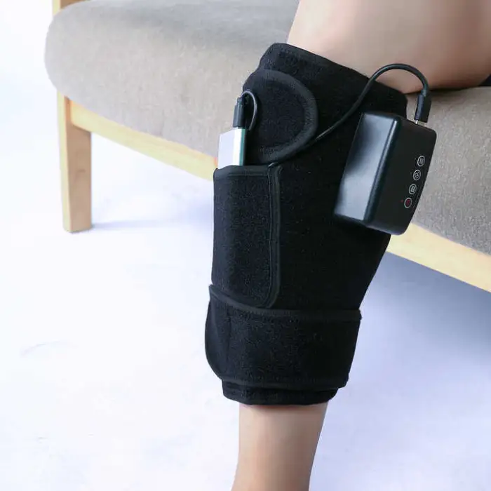 Muscle Relax Circulation Knee Massage Machine Recharge Electric Heating Vibration Ankle Massager