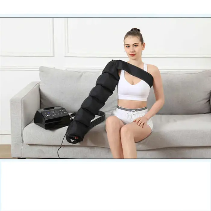 Large Pair Sequential Compression Therapy Leg Massage System Full Leg Complete Set Rehabilitation Training Boot