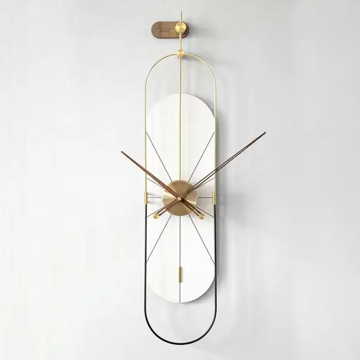 91X20CM  Light Luxury Wall Clocks Fashion Modern Home Decor Porch Silent Wall Clock