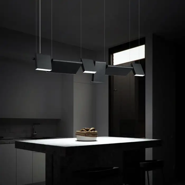 Modern Light Luxury Designer Office Front Desk Meeting bar LED Chandelier Restaurant Chandelier