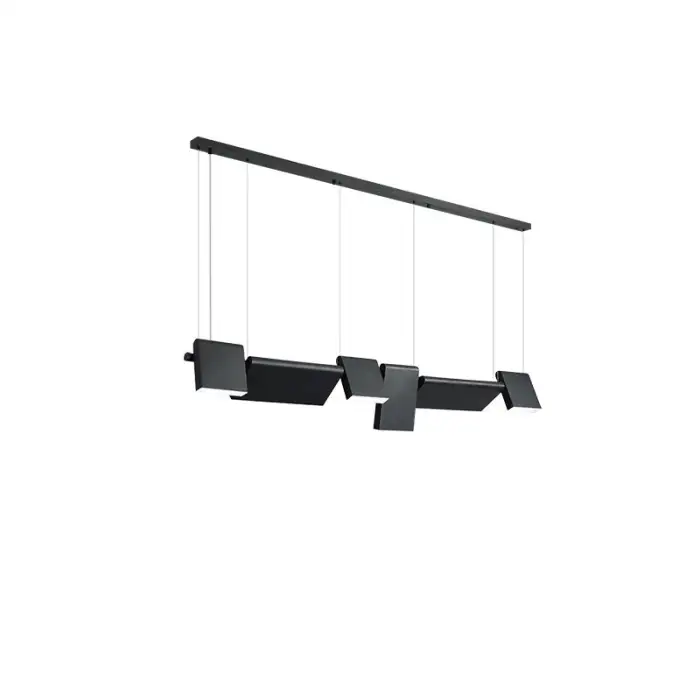 Modern Light Luxury Designer Office Front Desk Meeting bar LED Chandelier Restaurant Chandelier