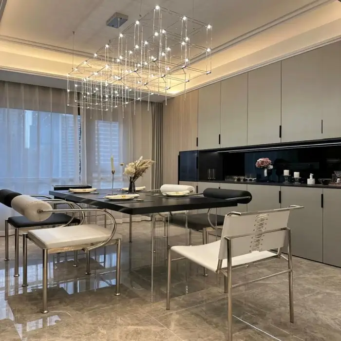 Light Cube Custom Star Chandelier Restaurant Hotel Lobby Shop- Department Sand Table Lamp Front Desk Living Room Baby's