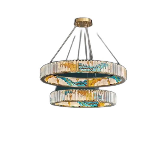 Creative Glass Art Chandelier Simple Luxury Design for Hotel Front Desk Office Study & Long Dining Room Pendant Lights