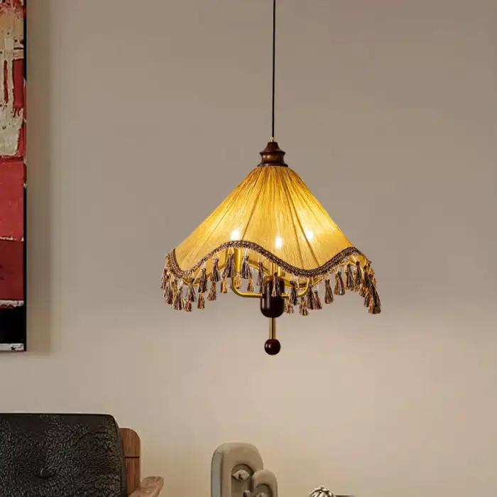 French Retro Bohemian Chandelier, American Medieval Style Restaurant, Bedroom, Living Room, Homestay Bar, Desk Lamp