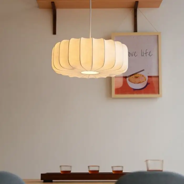 Engineering Creative Decoration Inn Dining Table Silk Chandelier Restaurant Clothing Store Bar Counter Front Desk Lighting