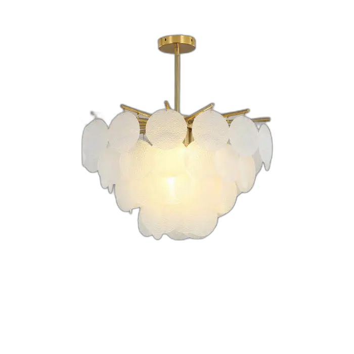 American Style Luxury Crystal Chandelier Living Room Study Bedroom Restaurant Modern Simple Glass Design Easy Ceiling AC