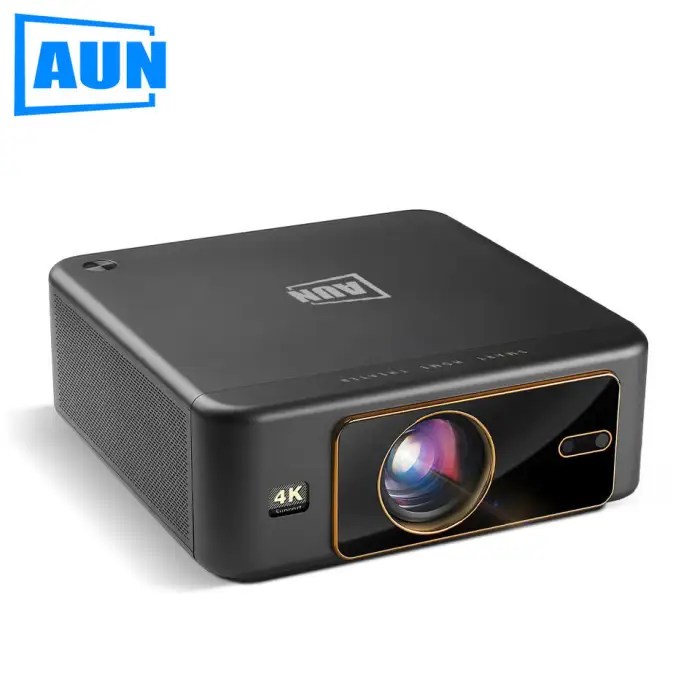 LED Projector AUN U002 Top Android 12 WIFI Bluetooth Native Full HD 4K VideoProjector Home Cinema Education Business Outdoor Use