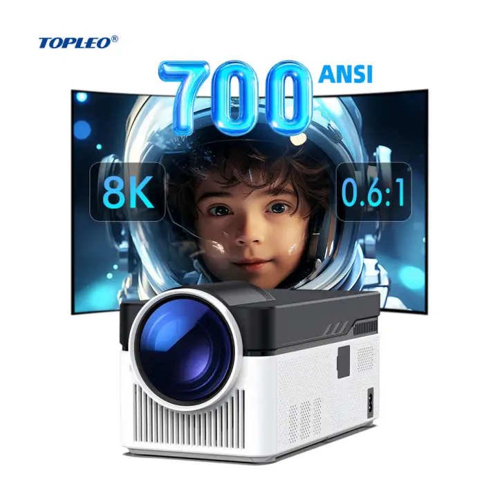 Smart Projector Short Throw 8k Home Cinema Video Proyector Android 11 Hy450 8k Portable Led Home Theater Projector