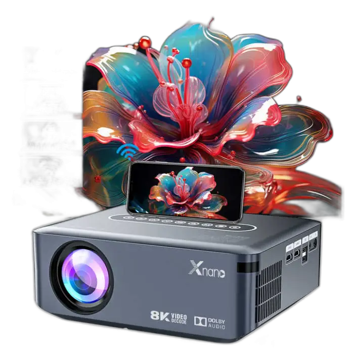 X1 Smart Projectors Android 9 Video Beamer LCD 8K Full HD 1080P Outdoor Home Theater 4K Projector