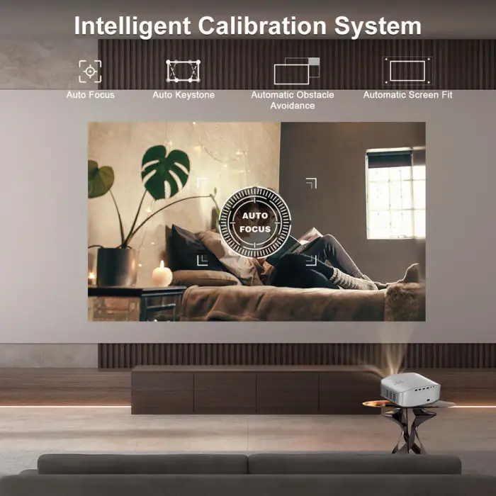 D8W Home Theater Projector Native 1080P Full HD Support 4K Smart Android Beamer Movie Video Projector