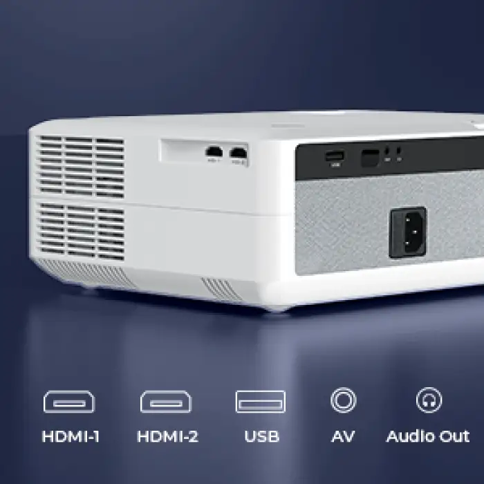 1080p Smart Wifi BT Mobile Phone Projector Mini Projectors Screen Miracast 4K LED Projectors for Home Theater Outdoor Meeting