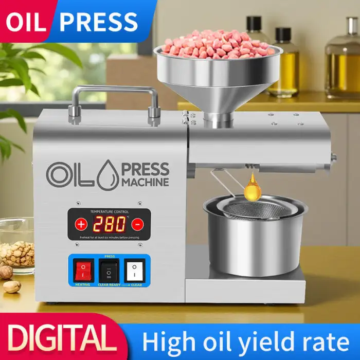 Household Home Small Scale Virgin Coconut Oil Extraction Machine/Olive Peanut Sesame Oil Presser