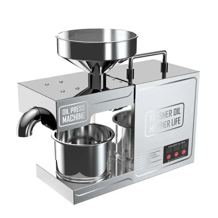 Small Stainless Steel Home Use Mini Olive Kernel Copra Oil Press Making Machine