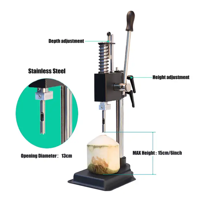 Small Manual Coconut Opener Oyster Shell Opener