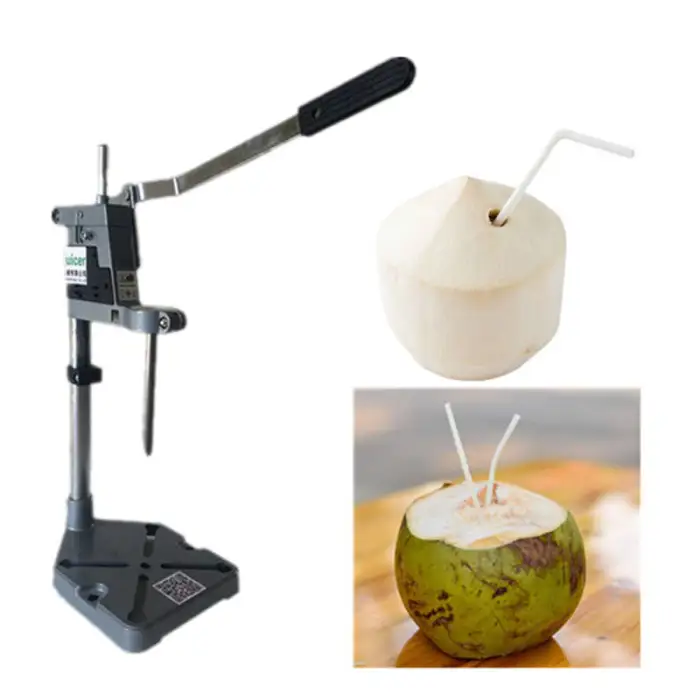 Stainless Steel Manual Coconut Opener/Green Coconut Driller/Young Coconut Knife Drill