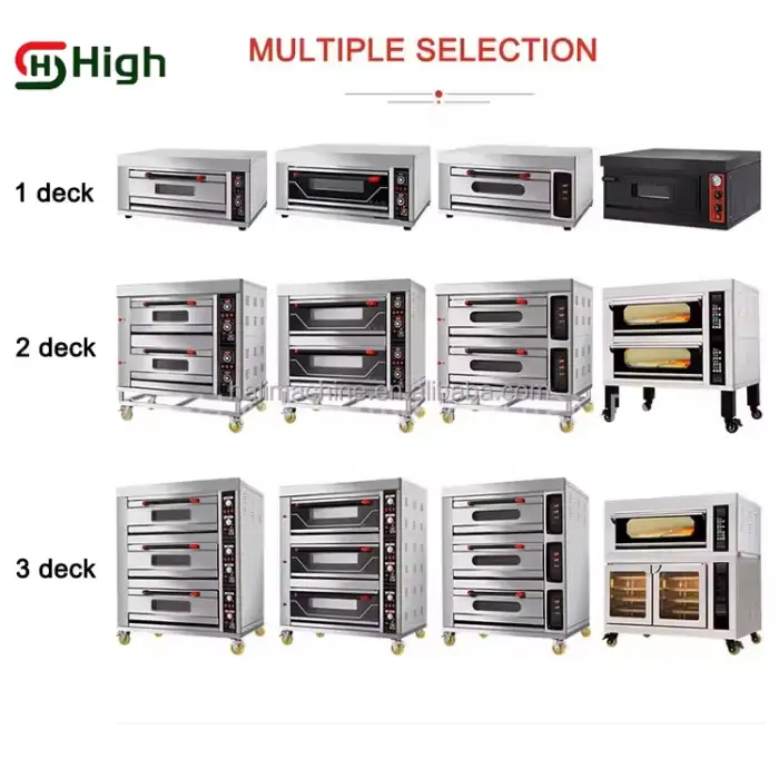 Commercial Bakery Machine Bread/Cake/Pizza/Biscuit Oven Commercial Bakery Deck Oven