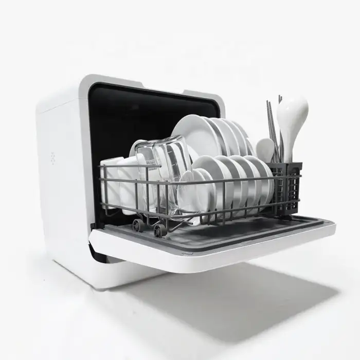 60CM EU Portable Electric Countertop Dishwasher 4G/5G Wi-Fi Built-In Kitchen Machine for Restaurants and Cars OEM/ODM