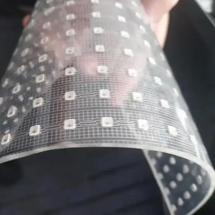 Adhesive Flexible LED Film RGB Color Arbitrary Tailoring Easy Installation Indoor Led Video Wall SDK 1500cd,1500 C