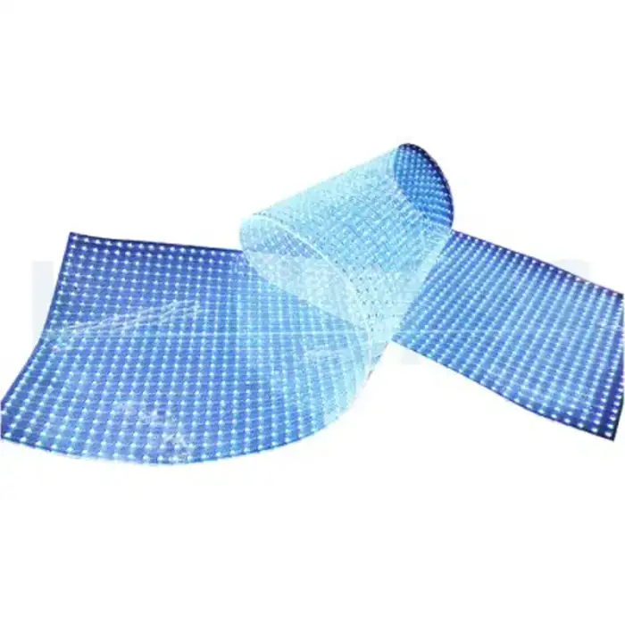 Adhesive Flexible LED Film RGB Color Arbitrary Tailoring Easy Installation Indoor Led Video Wall SDK 1500cd,1500 C
