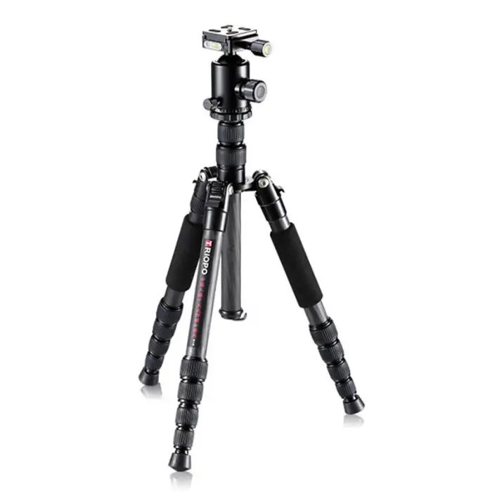Triopo carbon fiber portable camera tripod professional for photo cell phone camera tripod