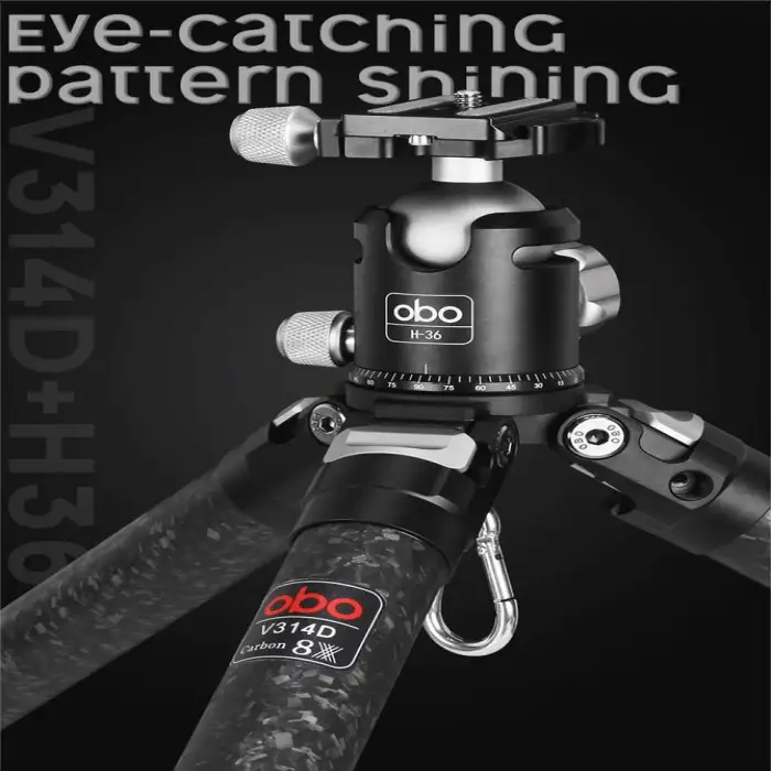 OBO Tripods Load Bearing 20KG Carbon Fiber Tripod Stand Professional for Photo Studio Photography