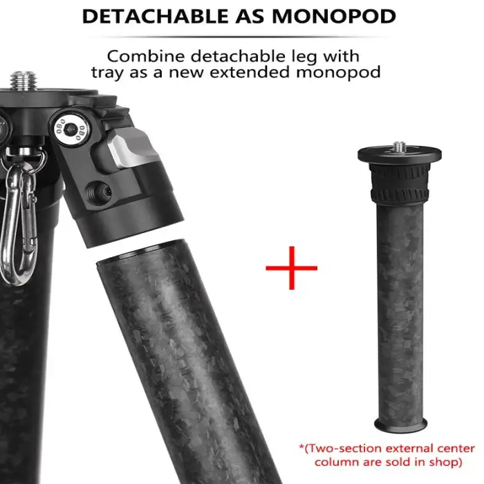 OBO Tripods Load Bearing 20KG Carbon Fiber Tripod Stand Professional for Photo Studio Photography