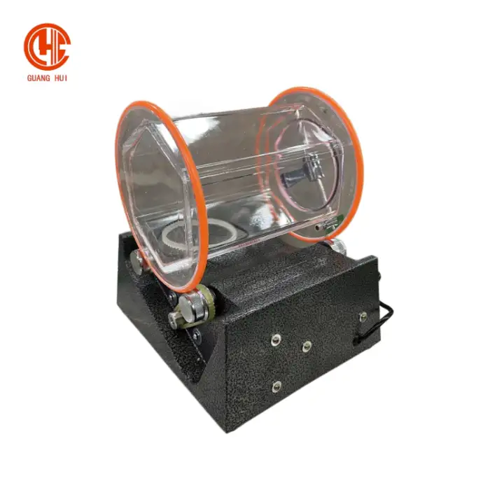 Rotary Tumbler Surface Polisher 220V 80W KT-6808 Roller Polishing Machine for Jewelry Store