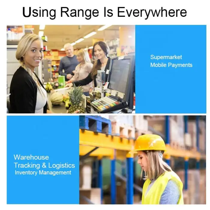 EDOO R43 Ring Finger Scanner Mini Pocket Barcode Reader Wireless 2d Wearable Portable Barcode Scanner for Logistics Storage