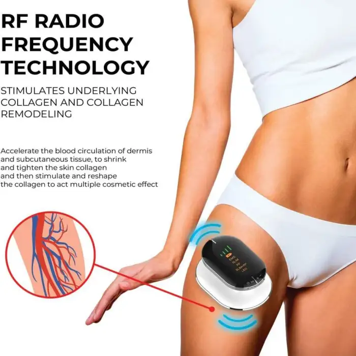 EMS Body Shaping Machine RF Body Sculpting Device ABS Red Light Therapy Cellulite Massager for Belly Waist Arm Leg Butt 1 EMS 4