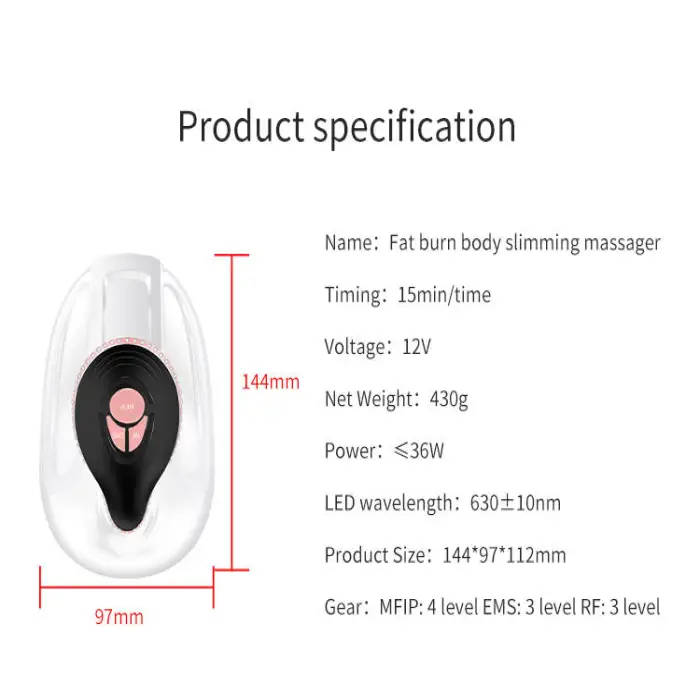 Handheld Fat Burning Machine Style Lower Slimming Beauty Butt Lift Body Sculpting Home Use Massage Machine