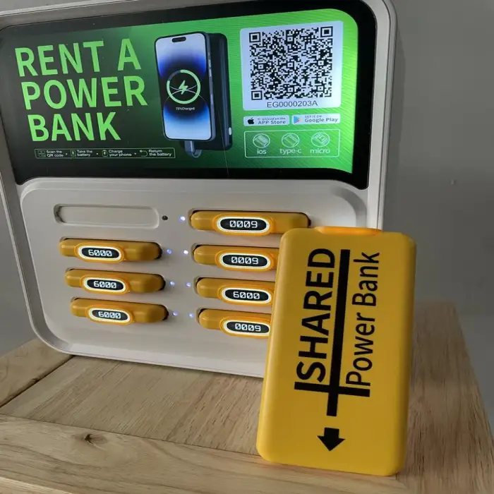 2025 Trending High End Power Bank Sharing Station Phone Charger Vending Machine Perfect for Chain Stores Commercial Spaces