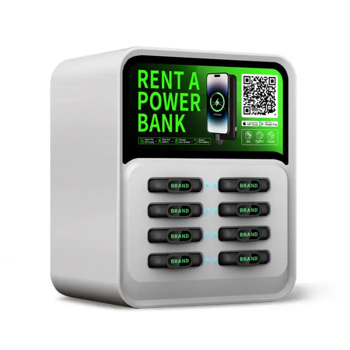 2025 Trending High End Power Bank Sharing Station Phone Charger Vending Machine Perfect for Chain Stores Commercial Spaces